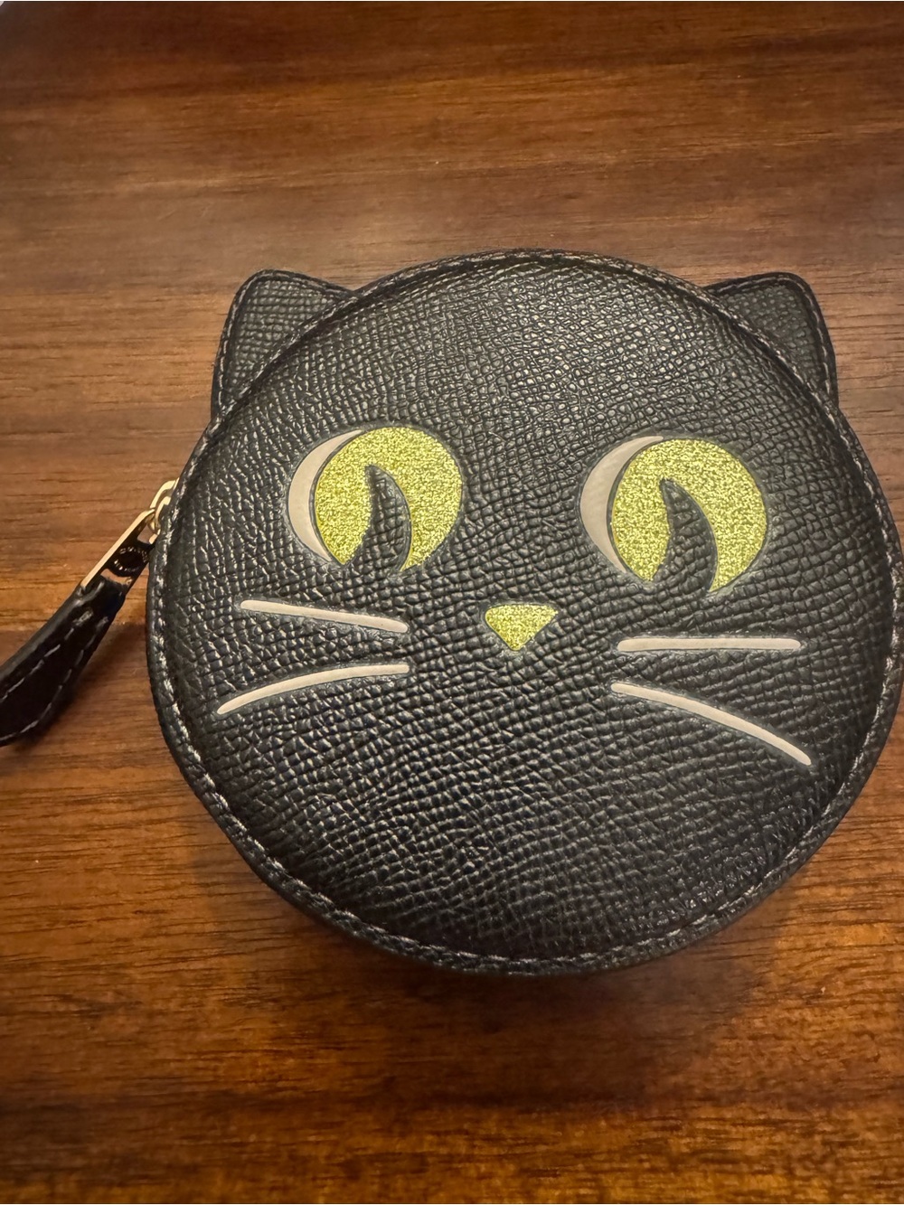 Coach Black Cat Coin Purse NWT